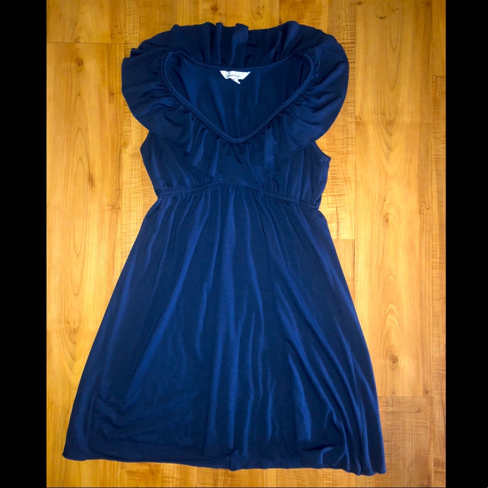 Navy Blue Fluttery Sundress - Medium